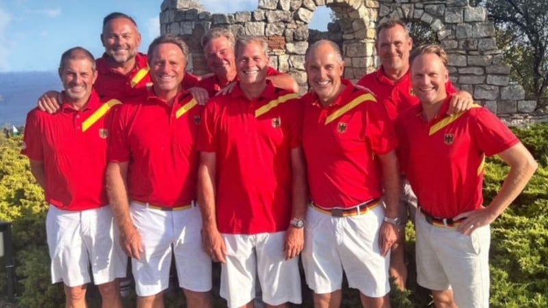 Das deutsche Team bei den europäischen Mannschaftsmeisterschaften der AK50 in Bulgarien. (Foto: Jos Gal)