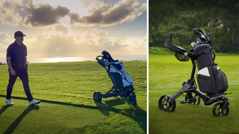 Alphard Golf startet in Deutschland mit dem Club Booster V2Pro und dem Cybercart. (Fotos: Alphard Golf)