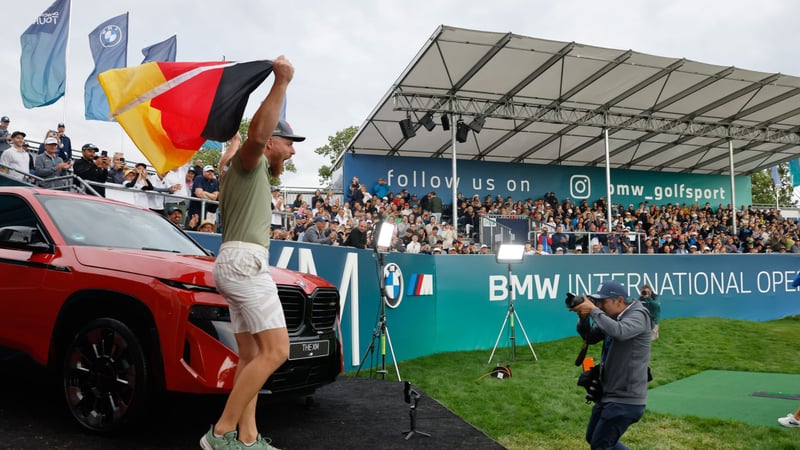 Longdrive-Spektakel mit Martin Borgmeier bei der BMW International Open. (Foto: BMW Group)