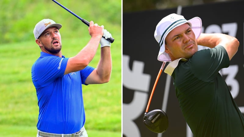 Martin Kaymer und Bryson DeChambeau teilen sich nach Runde 1 bei LIV Golf Virginia die Führung. (Foto: Getty)