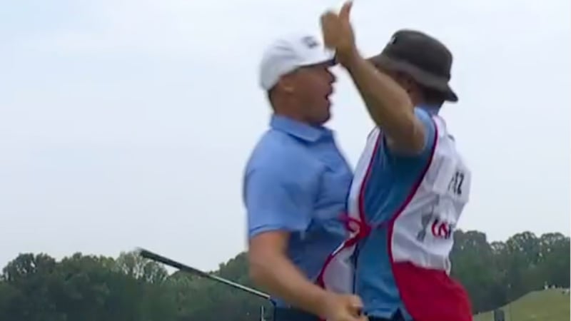 Hole-in-One Alarm ind er zweite Runde der US Open 2025. (Foto: Instagram@usopengolf)