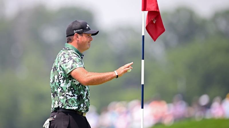 Patrick Reed und sein Albatross während der ersten Runde auf der US Open 2025 in Oakmont. (Foto: Getty)