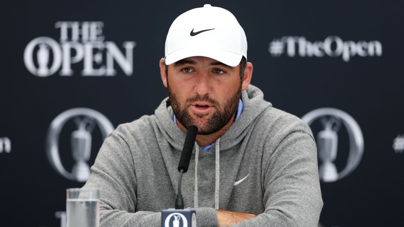 Scottie Scheffler in Portrush: Golf ist nicht alles. (Foto: Getty)