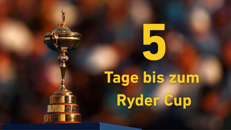 Noch 5 Tage bis zum Ryder Cup: Die Paarungen stehen – erste Duelle im Fokus
