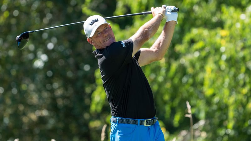 Round Up: Alex Cejka während der letzten Runde der Champions Tour. (Foto: Getty)