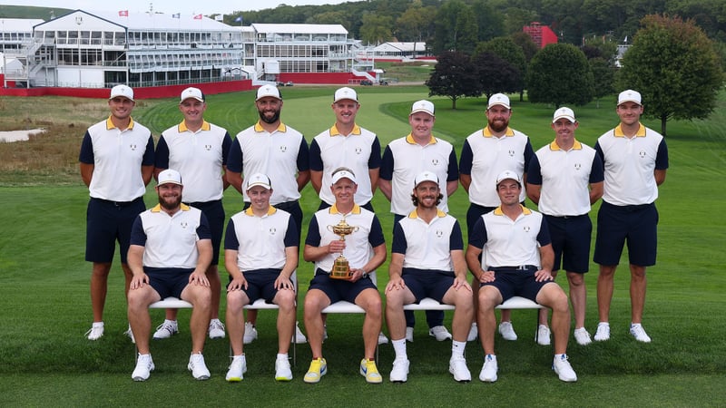 Das Ryder Cup Europa Team ist eingetroffen und beginnt mit dem Training. (Foto: Getty)