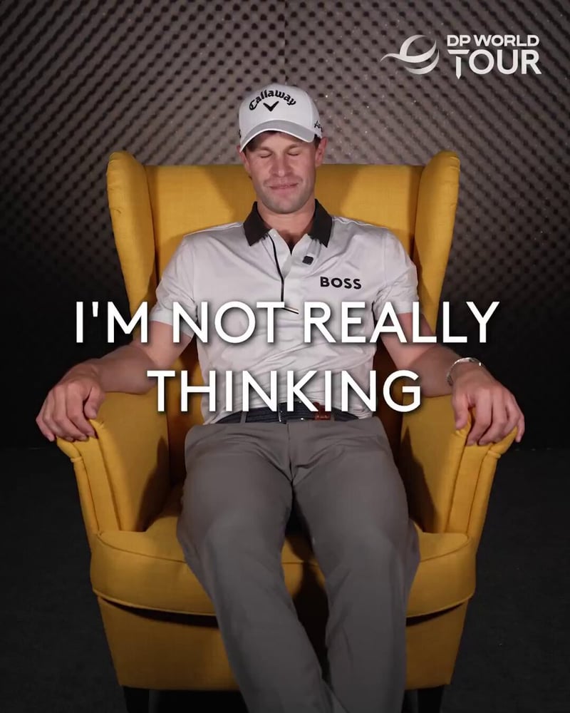 Thomas Detry über den Druck bei der DP World Tour Play-Offs - (@DPWorldTour)
