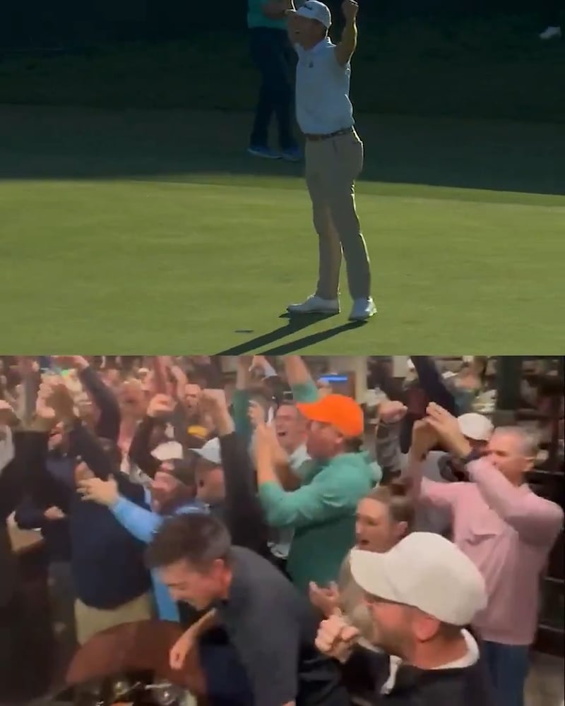 Michael Brennan feiert ersten PGA TOUR Sieg – River Creek Club jubelt mit - (@PGATOUR)
