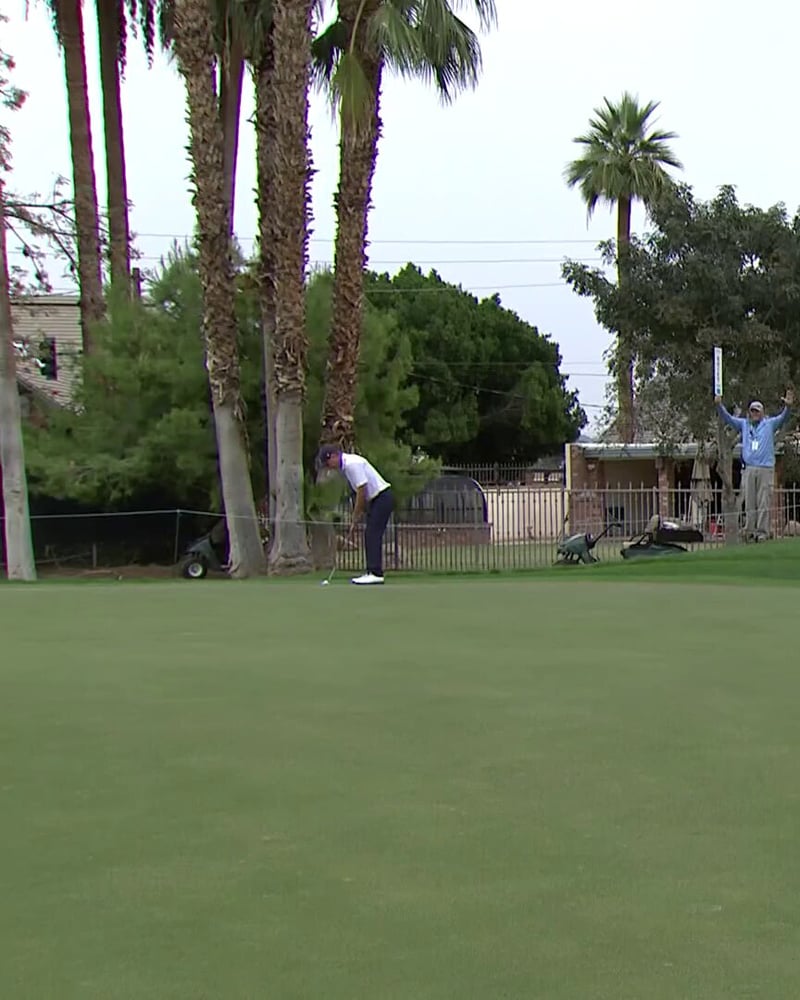 Steven Alker gelingt langer Birdie-Putt beim Charles Schwab Cup Finale - (@ChampionsTour)