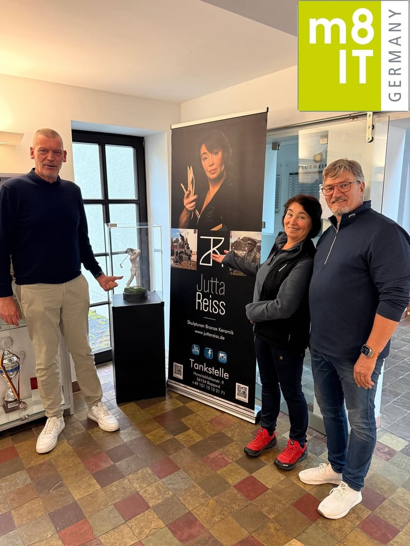 Kunst trifft Golf: Skulptur als Tombola-Highlight beim DGL-Turnier - (@golfclubhofhausen)