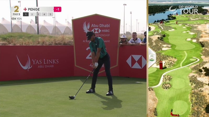 Top Drives beim AD Golf Championship: Penge, Hatton und McIlroy dominieren - (@DPWorldTour)