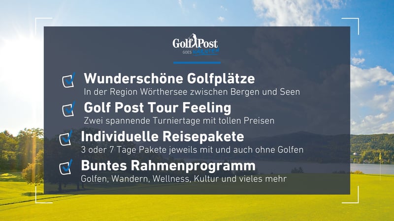 Golf Post goes Kärnten 2026 – Komm mit uns auf eine einmalige Golfreise