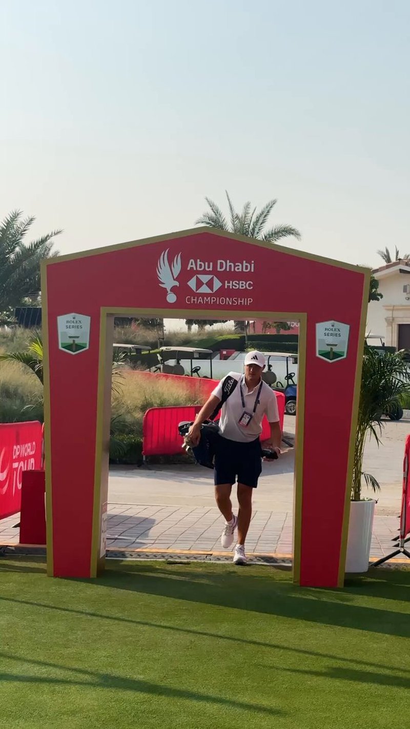 Ludvig startet bei den Abu Dhabi Golf Championships auf der DP World Tour - (@DPWorldTour)