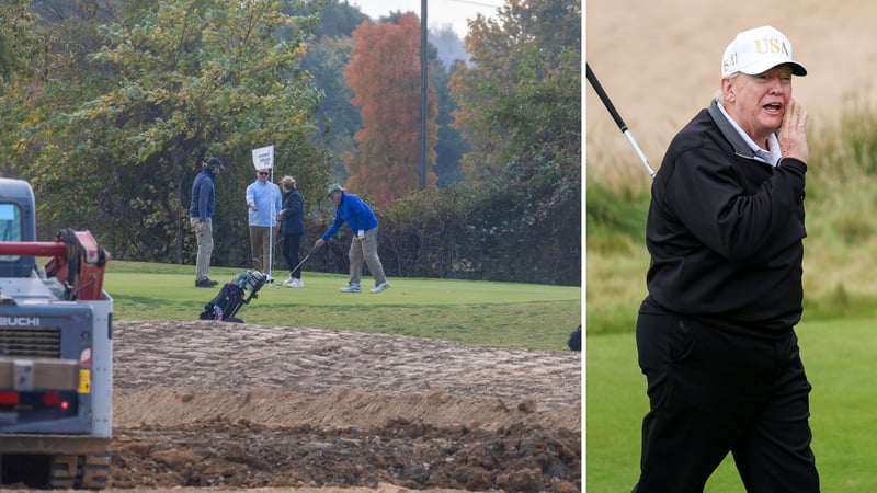 Donald Trump strebt Machtkampf um Golfplätzen in Washington D.C. an. (Fotos: Getty)
