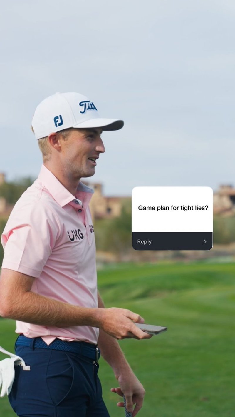 Will Zalatoris zeigt effektive Chip-Technik aus engen Lagen - (@TitleistEurope)