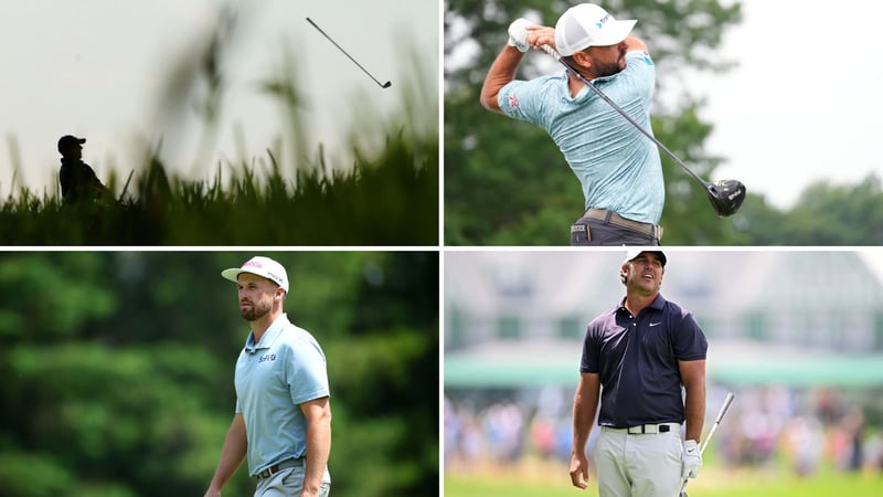2025 gab es einige Male in denen die Golfstars die Kontrolle verloren haben. Im Jahresrückblick gucken wir auf die größten Ausraster 2025 (Fotos: Getty)