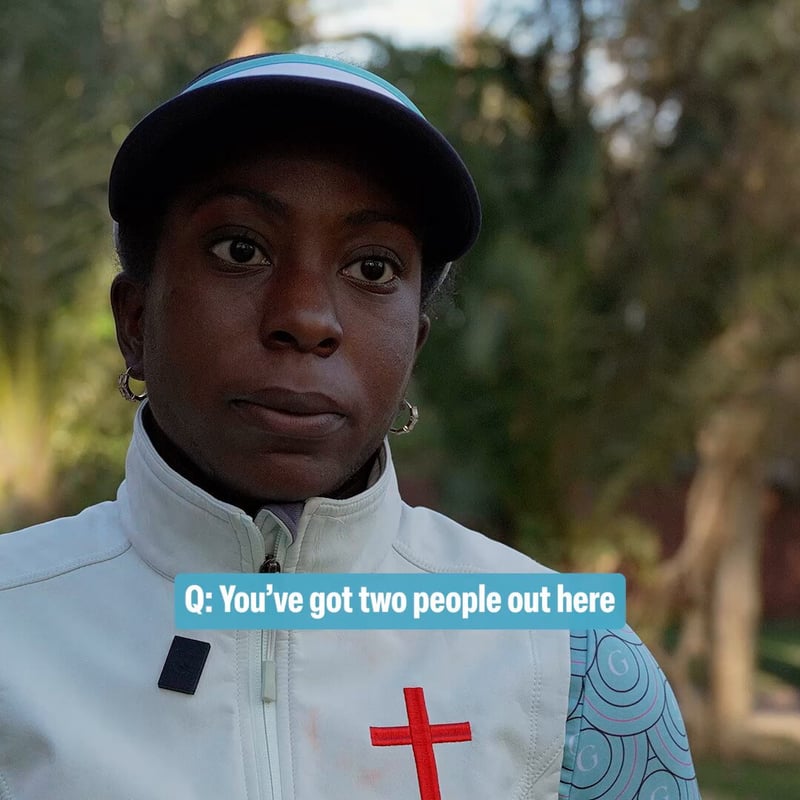 Georgia Oboh auf T2 bei der Lalla Aicha Q-School in Marokko - (@LETgolf)