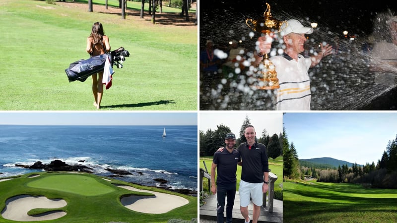 Ryder Cup Party, nacktes Golf und der Golfer Thomas Müller. Im Jahresrückblick schauen wir auf die besten Artikel zum Thema Panorama (Fotos: Getty)