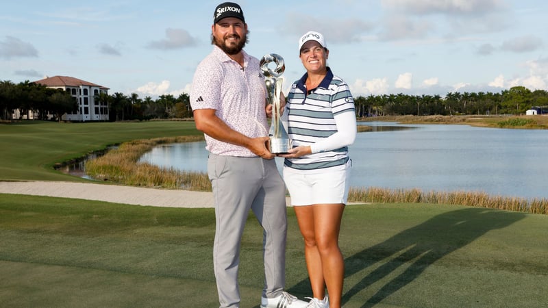 Andrew Novak und Lauren Coughlin haben das Grant Thornton Invitational der LPGA und PGA Tour gewonnen und dabei einen neuen Turnierrekord aufgestellt (Foto: Getty)