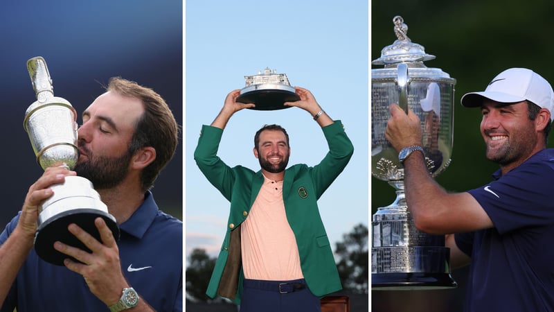 So viel Preisgeld konnte Scottie Scheffler bereits in seiner Karriere gewinnen. (Fotos: Getty)