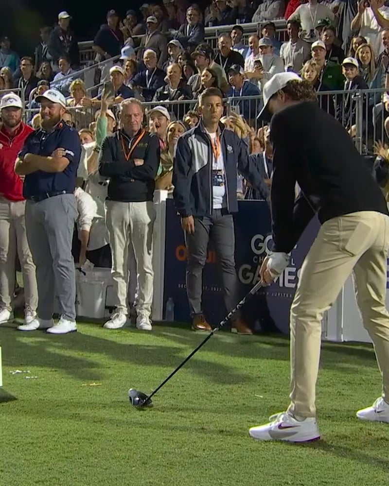 Luke Clanton erzielt 191 mph Ballgeschwindigkeit bei Optum Golf Channel Games - (@PGATOUR)