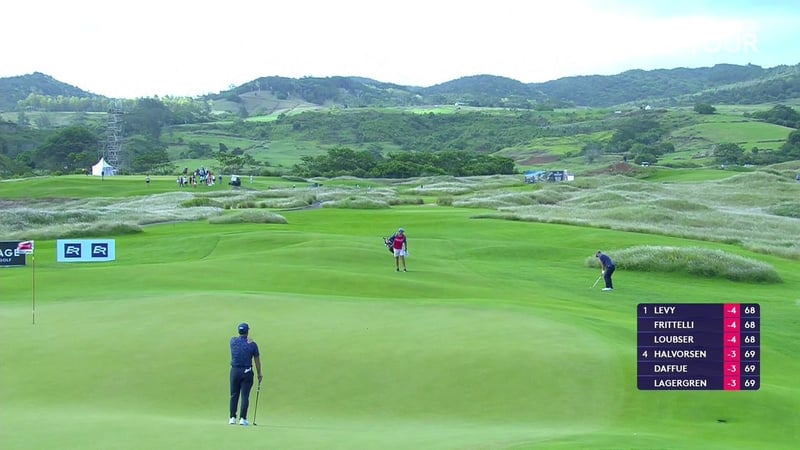 Spektakulärer Flop Shot bei der AfrAsia Mauritius Open beeindruckt Fans - (@DPWorldTour)