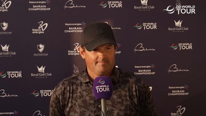 Spieler zeigt Frustration trotz gutem Spiel beim Bapco Energies Bahrain Championship - (@DPWorldTour)