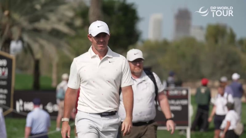 DP World Tour stellt Golfer vor neue Herausforderung mit 2-Zoll-Schläger - (@DPWorldTour)