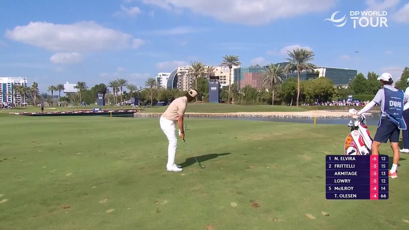 Nacho Elvira baut Führung beim Dubai Invitational aus - (@DPWorldTour)