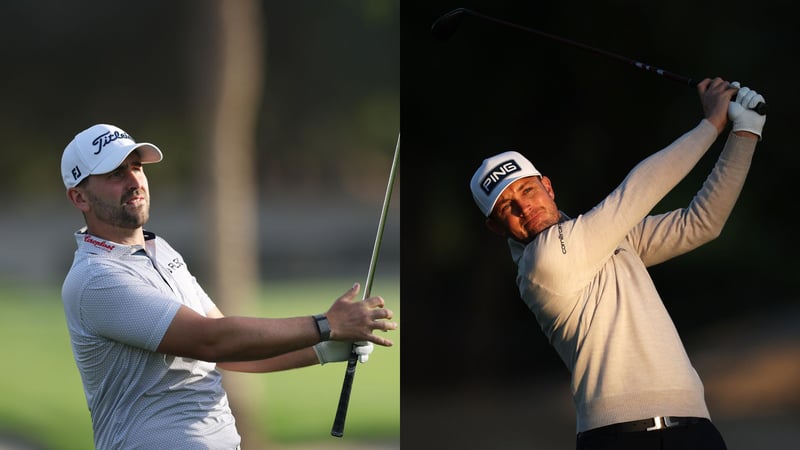 Joel Girrbach und Nicolai Von Dellingshausen überzeugen zur Auftaktrunde in Dubai. (Fotos: Getty)
