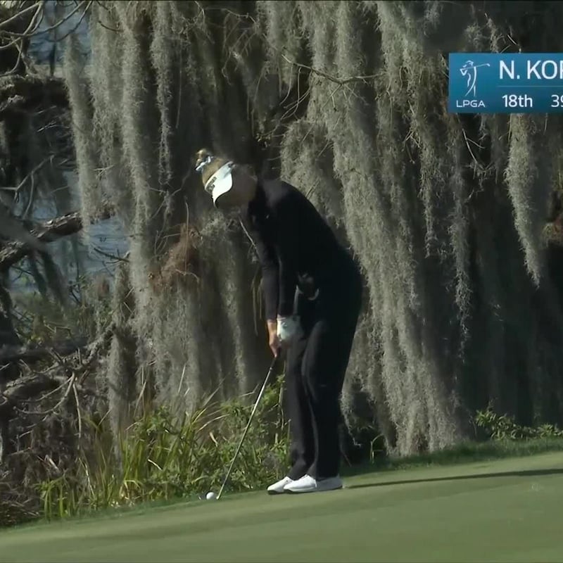Nelly Korda rettet Par mit spektakulärem Chip-in beim LPGA Saisonstart - (@LPGA)