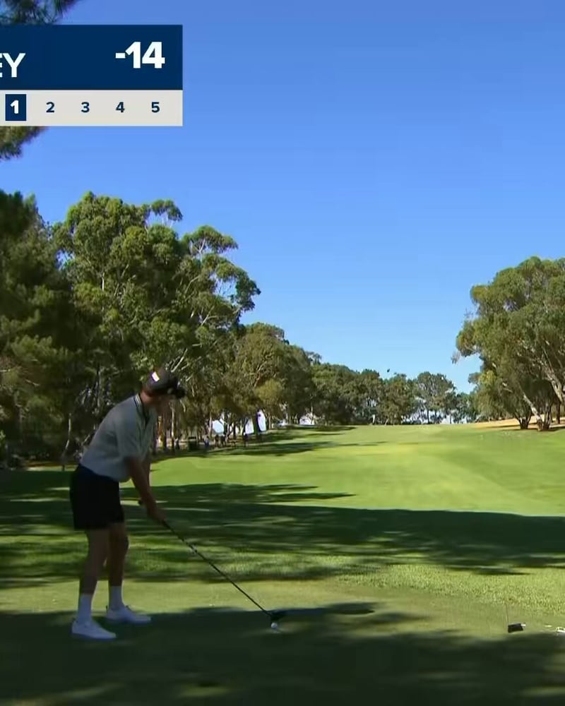 Connor McKinney mit Zwei-Schläge-Führung bei Webex Players Series - (@PGAofAustralia)