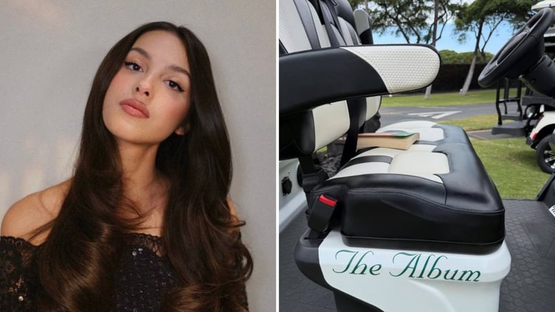 Olivia Rodrigo teasert ihr neues Album aus dem Golfcart (Foto: X)
