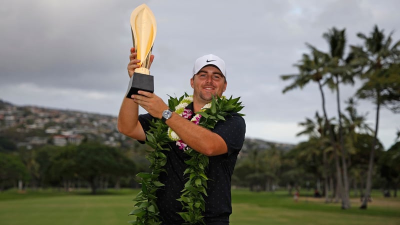 Chris Gotterup gewinnt die Sony Open in Hawaii für seinen dritten PGA Tour Titel. (Foto: Getty)