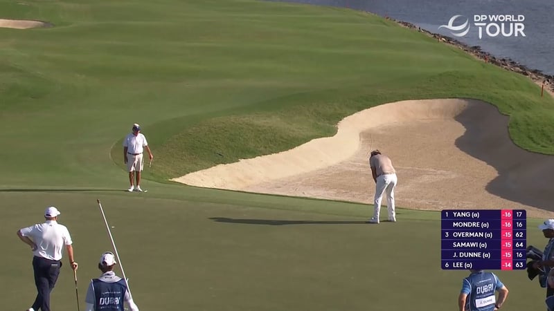 Nacho Elvira baut Führung beim Dubai Invitational mit Birdie am 17. Loch aus - (@DPWorldTour)