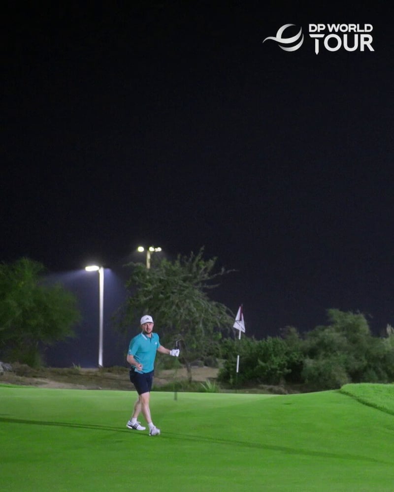 Ewen Ferguson und Connor Syme meistern Break 50 Challenge in Abu Dhabi - (@DPWorldTour)