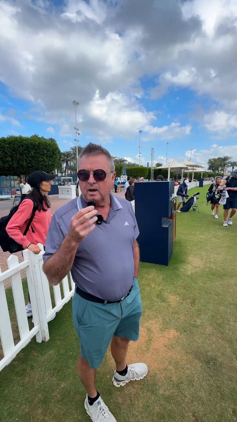 Rory McIlroy bereitet sich auf den Moving Day beim Dubai Invitational vor - (@DPWorldTour)