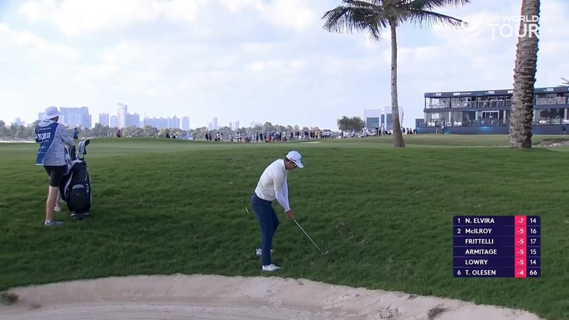 Dylan Frittelli beeindruckt mit starkem Schlag beim Dubai Invitational - (@DPWorldTour)