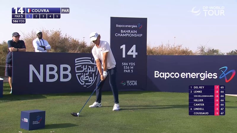 Martin Couvra beeindruckt beim Bapco Energies Bahrain Championship - (@DPWorldTour)