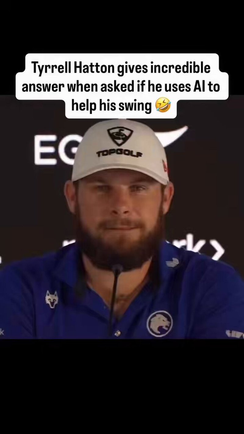 Tyrrell Hatton verzichtet auf KI und Datenanalyse im Training - (@flushingitgolf)