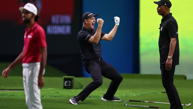 Justin Rose glückt das erste Albatros in der Geschichte der TGL. (Foto: TGL)