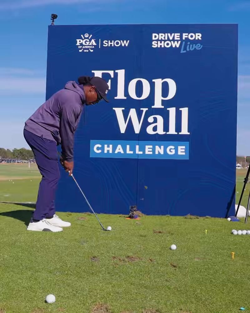 PGA Show Demo Day: Flop Wall als Trainings-Herausforderung - (@PGA)