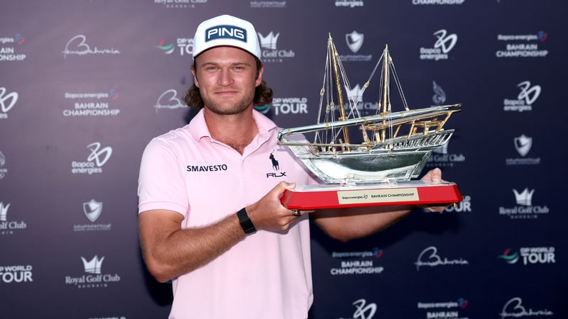 Freddy Schott holt sich ersten DP-World-Tour-Sieg in Bahrain. (Foto: Getty)