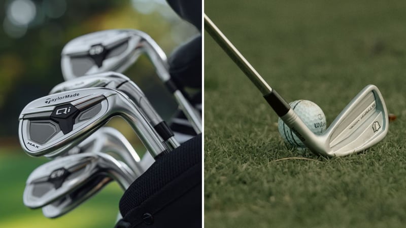 Die neuen Eisen von TaylorMade und Wilson im Vergleich (Fotos: Taylormade/Wilson)
