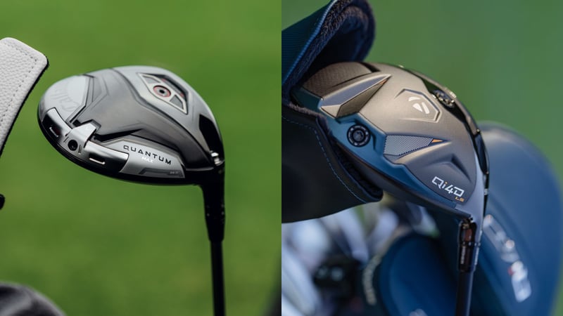 Der Callaway Quantum und der TaylorMade Qi4D Driver im Equipment Vergleich. (Fotos: Callaway/ TaylorMade)