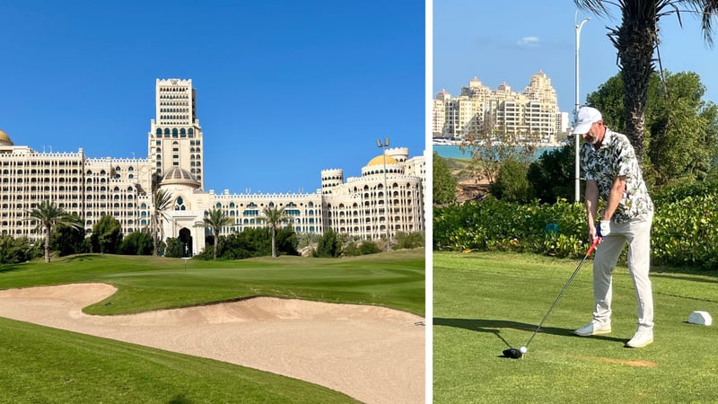 Waldorf Astoria Hotel und Al Hamra Golf Club (Fotos: Jürgen Linnenbürger)