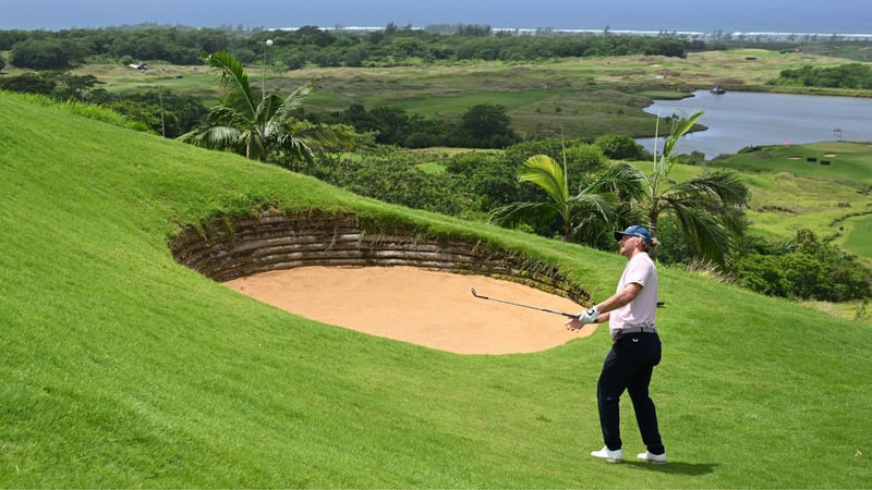 Nick Bachem liebt nicht nur beim Golfen die Aussicht auf das Meer. (Foto: Getty)