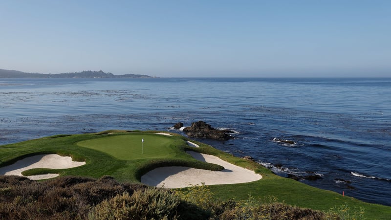 Pebble Beach Golf Links ist die ikonische Bühne des AT&T Pebble Beach Pro-Am der PGA Tour 2026. (Foto: Getty)