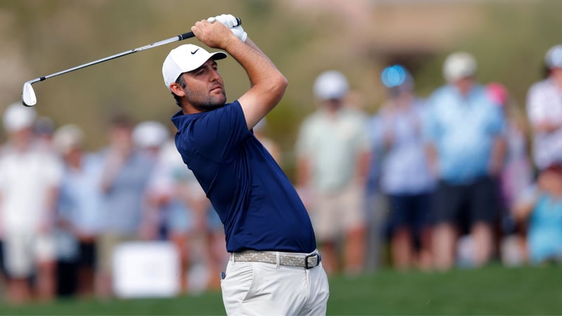 Scottie Scheffler startet schwach bei der WM Phoenix Open 2026 der PGA Tour. (Foto: Getty)