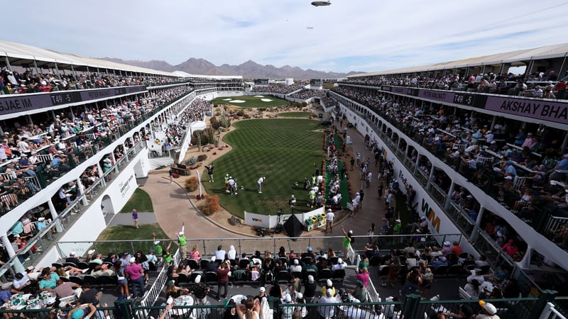 Bei der WM Phoenix Open der PGA Tour ist Partystimmung am 16. Loch garantiert. (Foto: Getty)